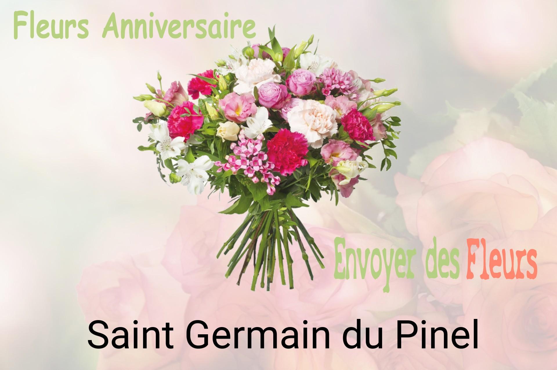 Bouquet de fleurs d’anniversaire livré à Saint-Germain-du-Pinel