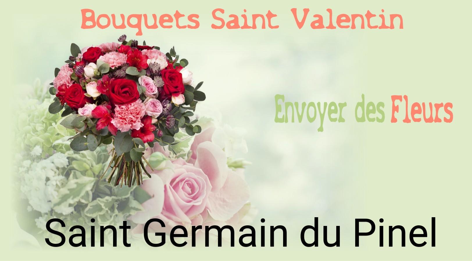 Roses de Saint-Valentin livrées à Saint-Germain-du-Pinel